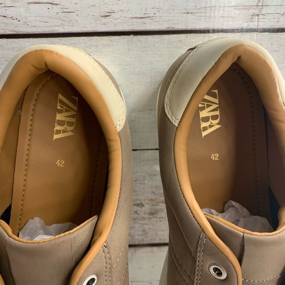 Zara Men’s Brown Sneakers Shoes - Picture 4 of 11